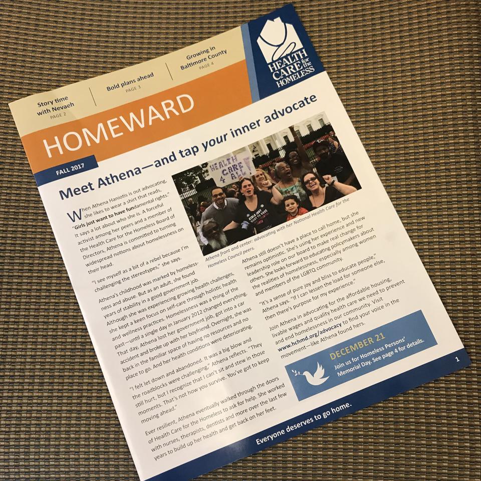 Homeward is here! | Health Care for the Homeless - Baltimore and Maryland